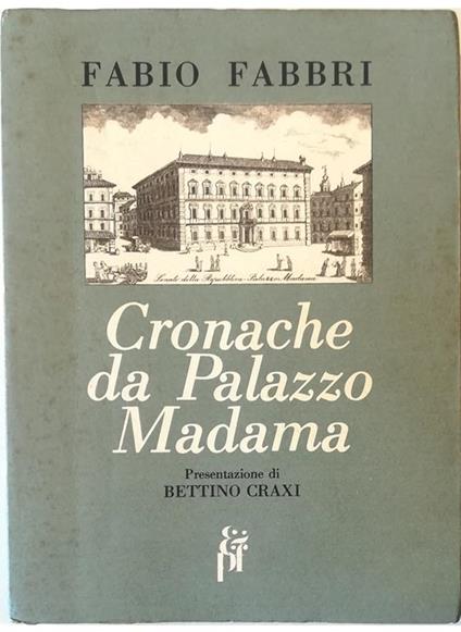 Cronache da Palazzo Madama - Fabio Fabbri - copertina