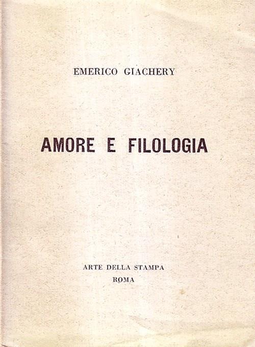 Amore e Filologia