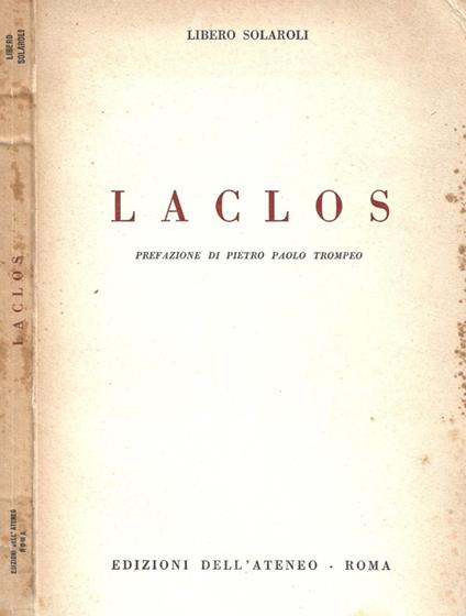 Laclos - Libero Solaroli - copertina