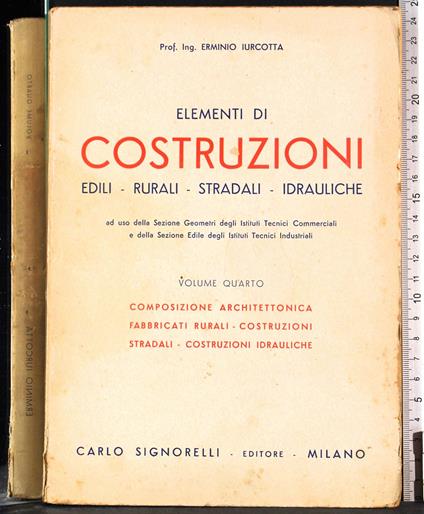 Elementi di costruzioni. Vol 4 - copertina