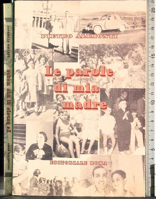 Le parole di mia madre - Pietro Alimonti - copertina