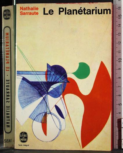 Le Planètarium - Nathalie Sarraute - copertina