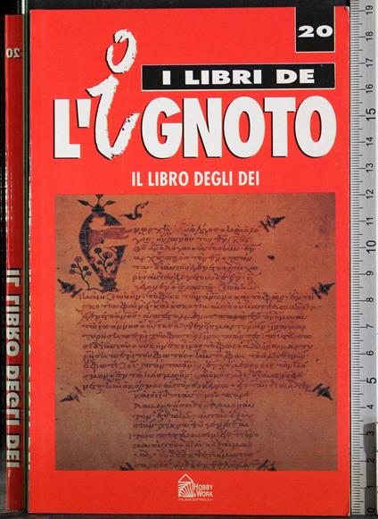 I libri de l'ignoto 20. Il libro degli dei - copertina