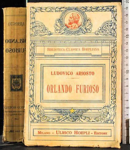 Orlando Furioso - Ludovico Ariosto - copertina