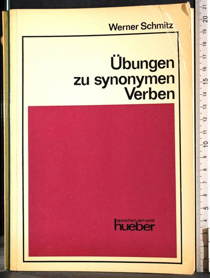 Ubungen zu synonymen Verben - copertina
