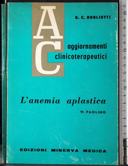 L' anemia aplastica. Vol 4 - copertina
