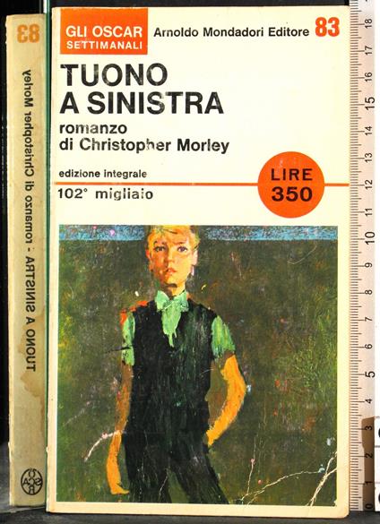 Tuono a sinistra - Christopher Morley - copertina