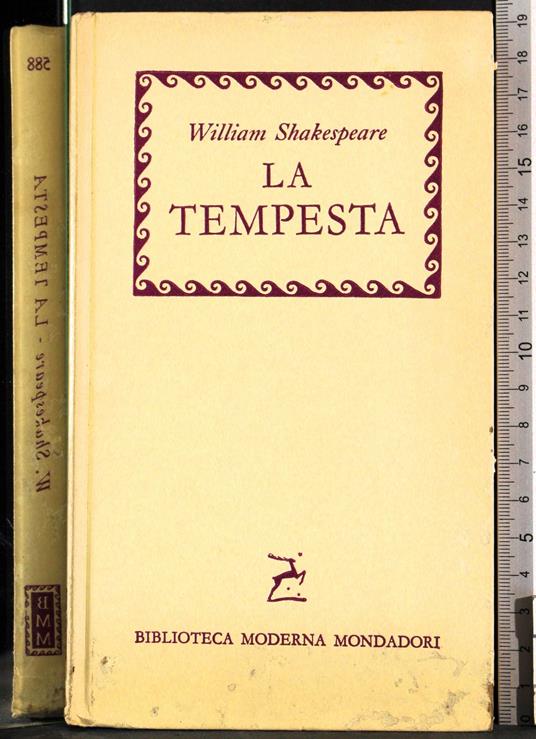 tempesta - William Shakespeare - copertina