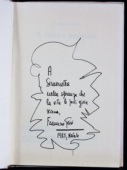 A futura memoria - Francesco Grisi - copertina
