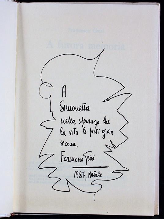 A futura memoria - Francesco Grisi - copertina