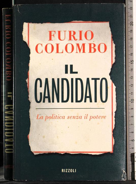 Il candidato - Furio Colombo - copertina