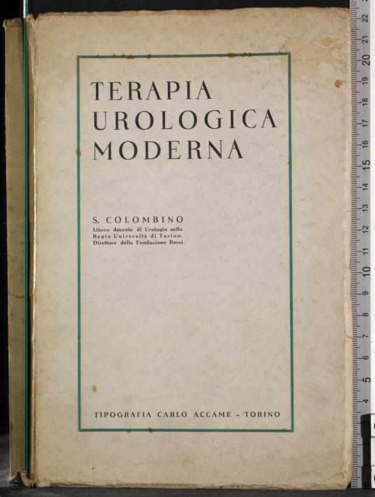 Terapia urologica moderna - copertina