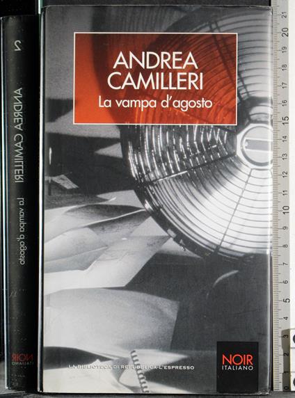 vampa d'Agosto - Andrea Camilleri - copertina