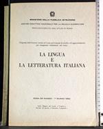 lingua e la letteratura Italiana