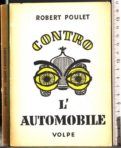 Contro l'automobile - Robert Poulet - copertina