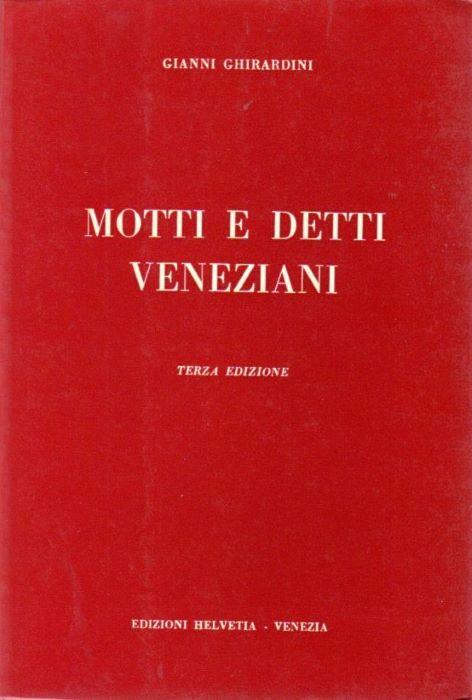Motti e detti veneziani - copertina
