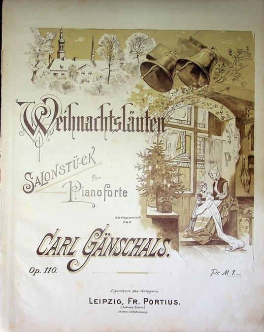 Wehinachtsläuten: Salonstück für das Pianoforte - copertina