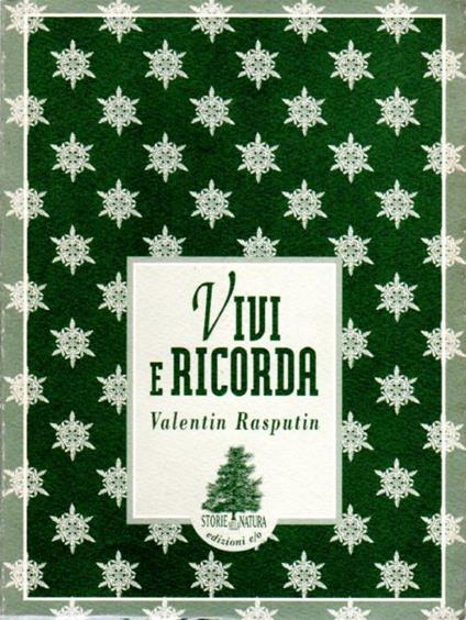 Vivi e ricorda - copertina