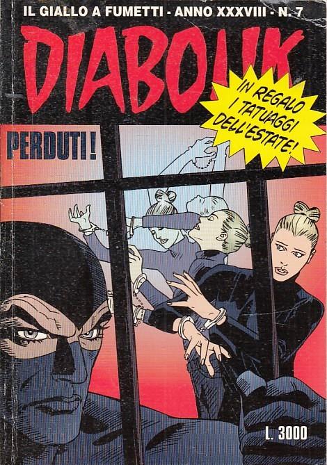 Diabolik Anno Xxxviii N.7 Con Tatuaggi - copertina