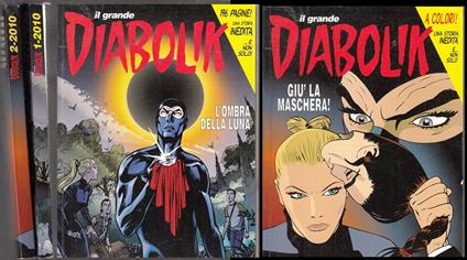 Il Grande Diabolik 1/2 2010 Giù La Maschera - copertina