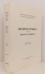 ARCHIVIO STORICO PER LE PROVINCE PARMENSI IV SERIE VOL LIII Anno 2001 XFS155