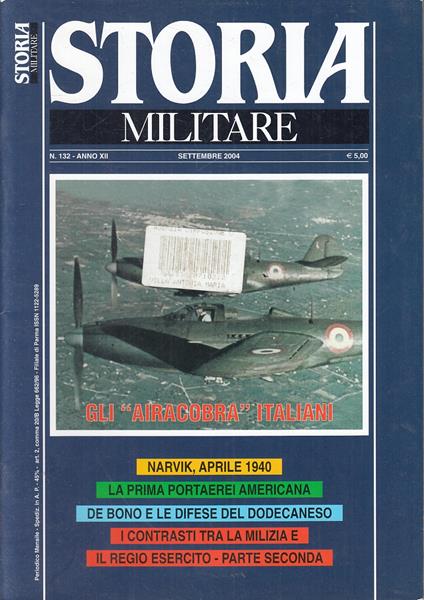 Rivista Storia Militare N.132 Marvik - Albertelli - 2004 - S - Yfs37 - copertina