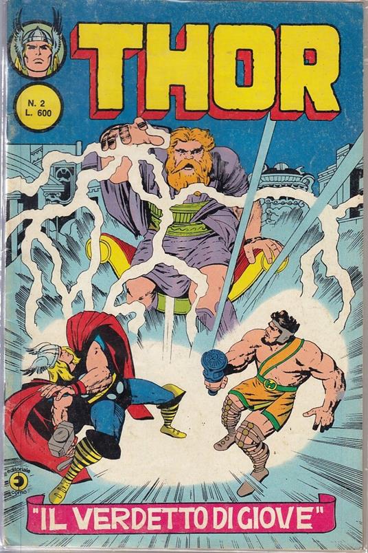 Thor Seconda 2° Serie N.2 - Corno - copertina