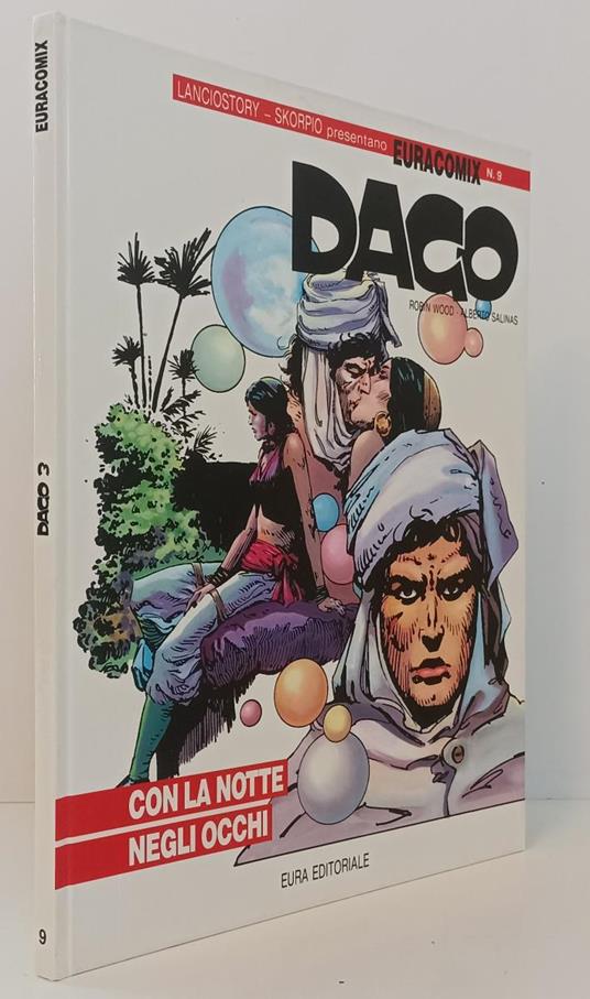 Euracomix N.9 Dago N.3 Con La Notte Negli Occhi Cartonato - copertina