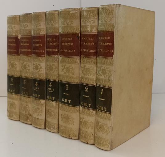 Elementi Di Chirurgia 1/6 7 Tomi- Richter- Sebastiano Nistri- 1925- C- Xfs41 - copertina