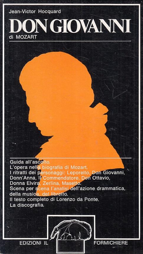 DON GIOVANNI di MOZART- JEAN VICTOR HOCQUARD- IL FORMICHIERE- - Jean-Victor Hocquard - copertina