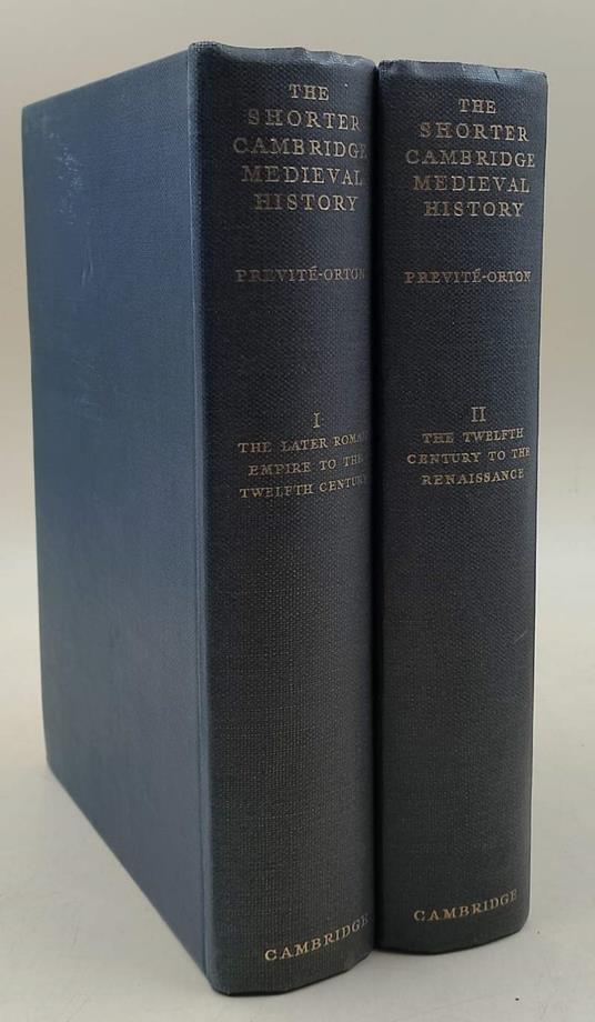The Shorter Cambridge Medieval Hisrory- 2 Voll- - copertina