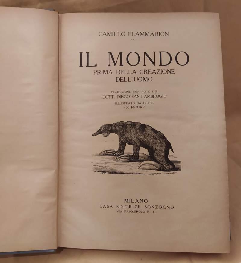 Il MONDO prima della creazione dell'uomo 