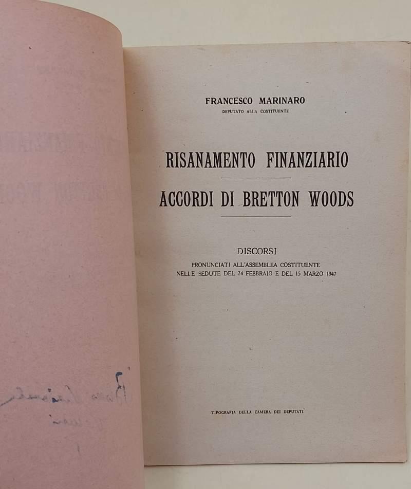Risanamento Finanziario Accordi Di Bretton Woods