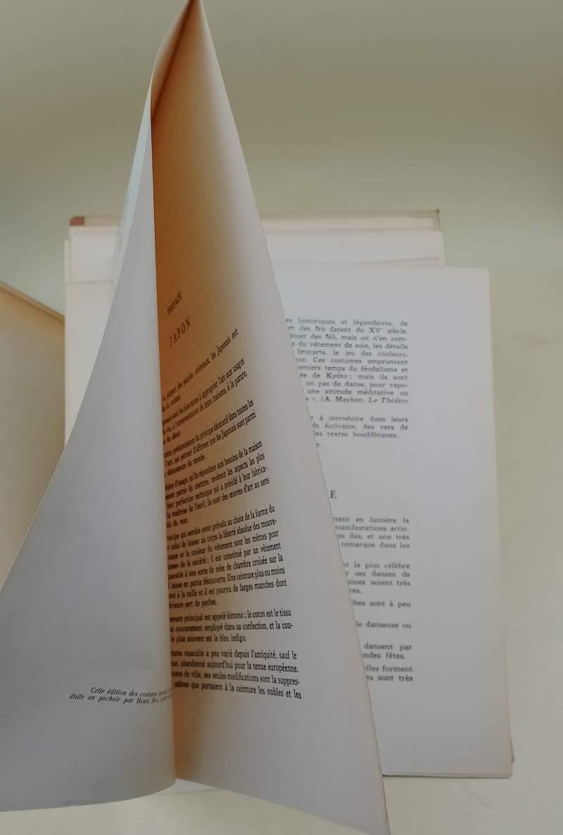 Costumes Japonais Et Indonesiens-Quarante-Huit Planches En Couleur