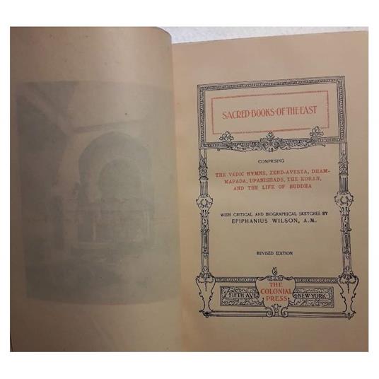 Sacred Books Of East - copertina