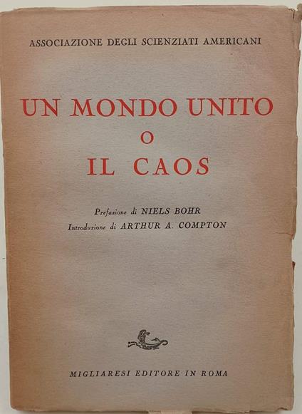 Un Mondo Unito O Il Caos - copertina