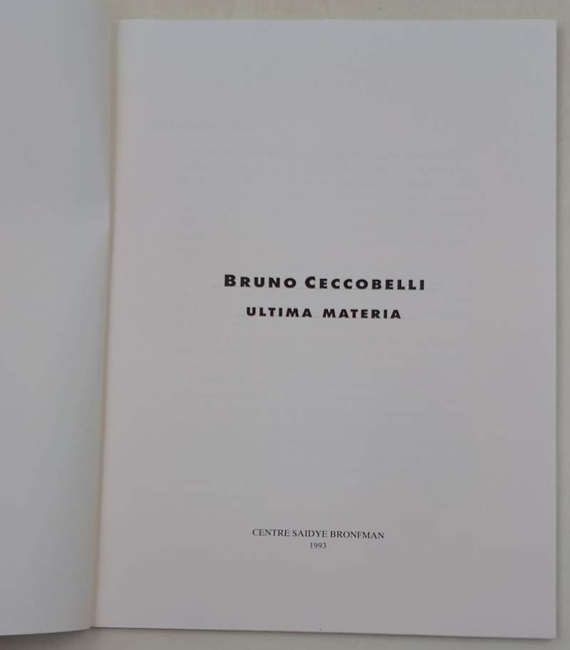 Bruno Ceccobelli -Ultima Materia