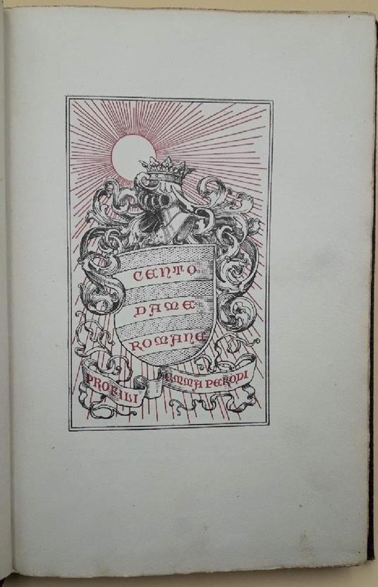 Cento Dame Romane-Profili - Emma Perodi - copertina