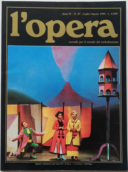 L' Opera N. 37 - mensile per il mondo del melodramma - copertina