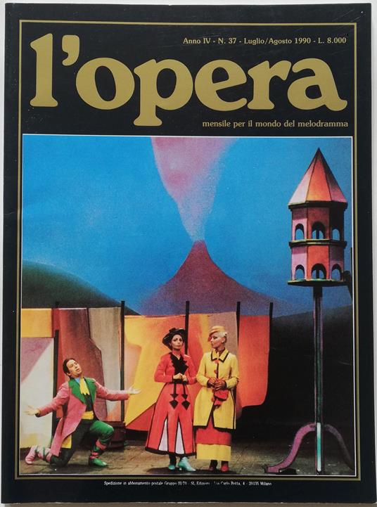L' Opera N. 37 - mensile per il mondo del melodramma - copertina