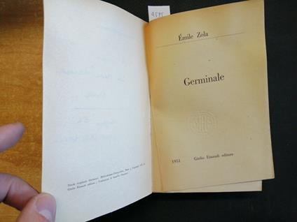 Emile Zola - Germinale - Émile Zola - copertina