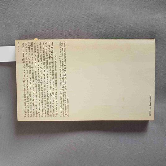 Il Linguaggio Louis Hjelmslev - Louis Hjelmslev - copertina