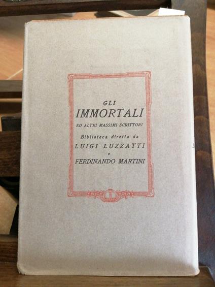 Lucrezio - Della Natura Delle Cose - Gli Immortali - Istit. Editor. Ital. ( - Tito Lucrezio Caro - copertina