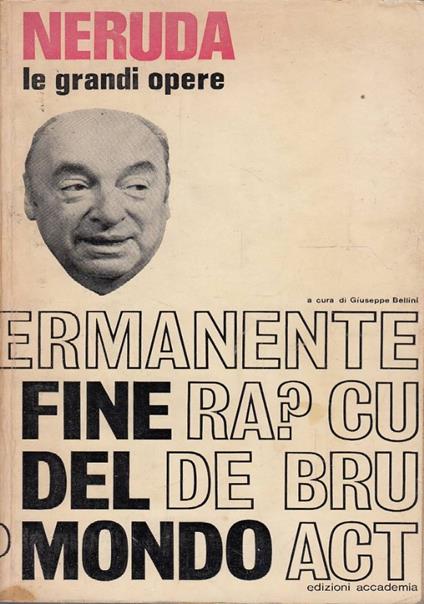 Fine del mondo - Pablo Neruda - copertina