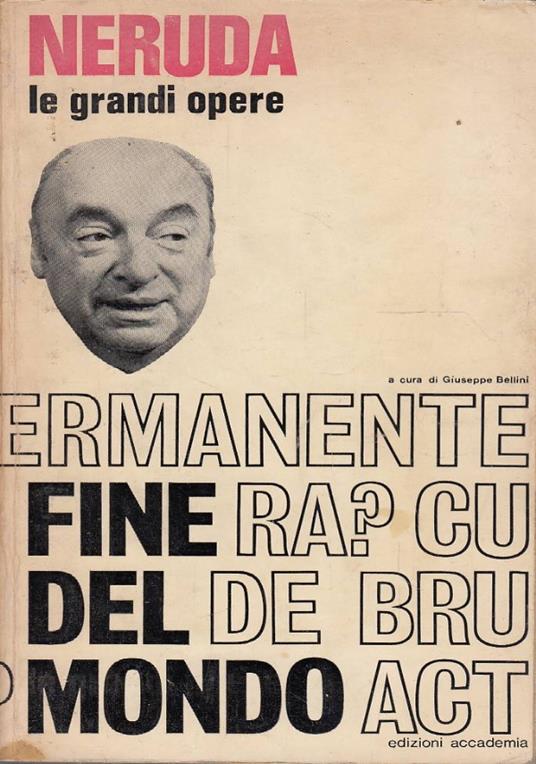 Fine del mondo - Pablo Neruda - copertina