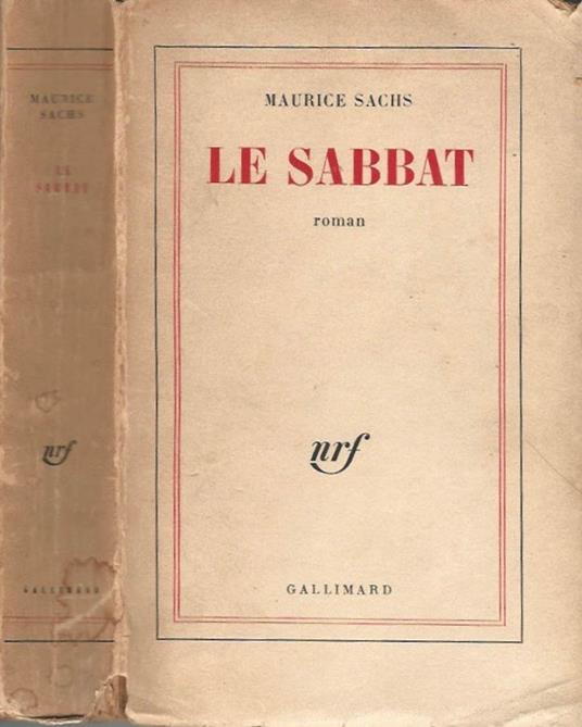 Le sabbat - Maurice Sachs - copertina