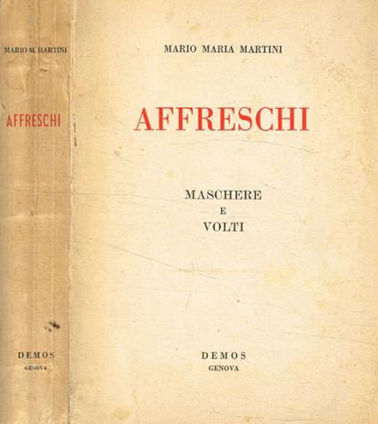 Affreschi - Mario Maria Martini - copertina