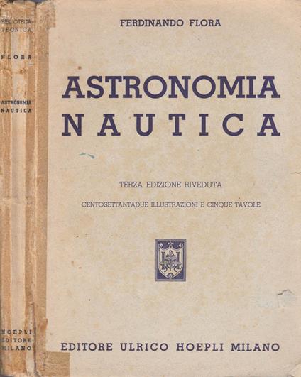 Astronomia nautica - Ferdinando Flora - copertina