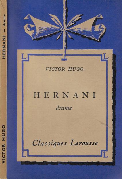 Hernani - Victor Hugo - copertina