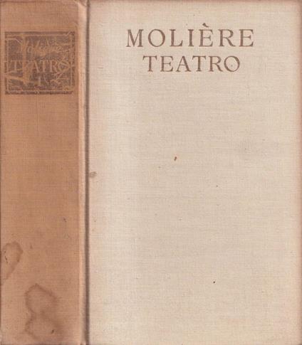 Teatro, volume I - Molière - copertina